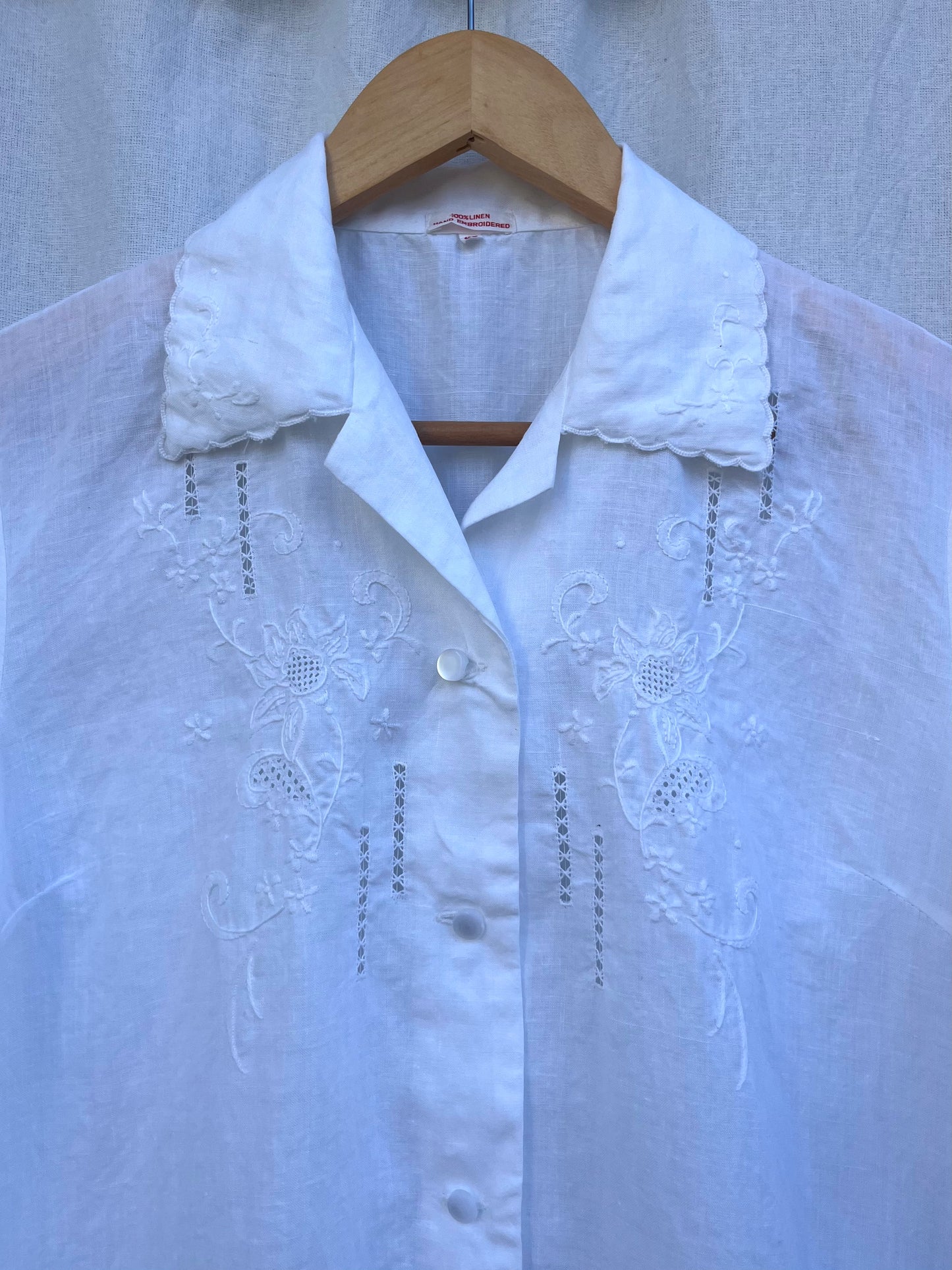 Vintage Handmade Embroidered Shirt