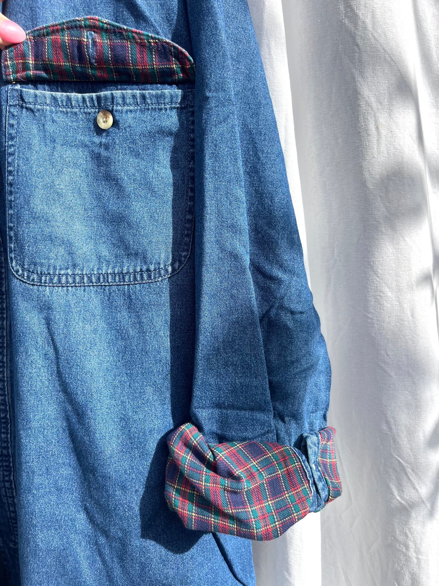 90’s Wrangler ‘Hero’ Lined Denim Shirt/Jacket