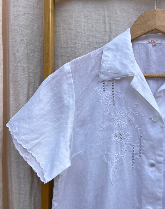 Vintage Handmade Embroidered Shirt