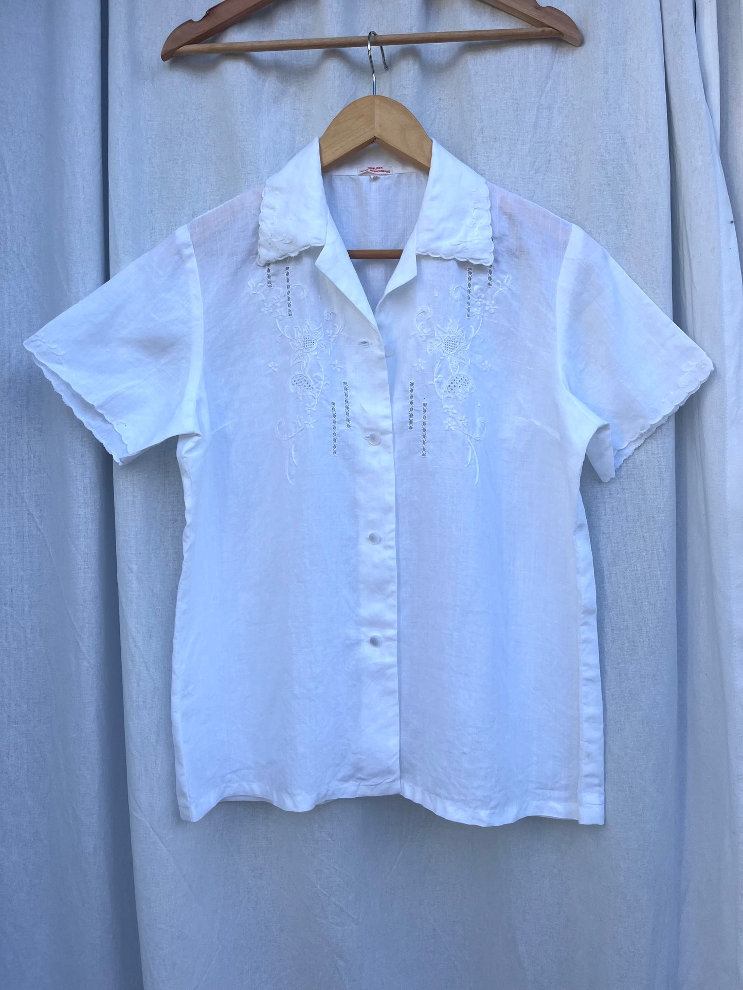 Vintage Handmade Embroidered Shirt