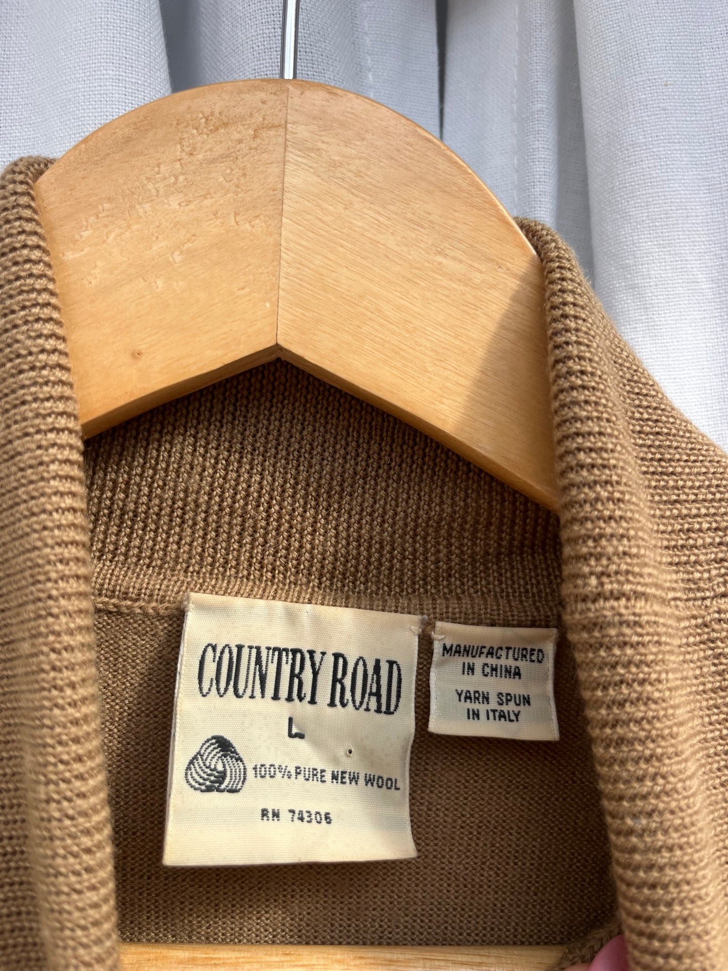 Vintage Wool Country Road Knit